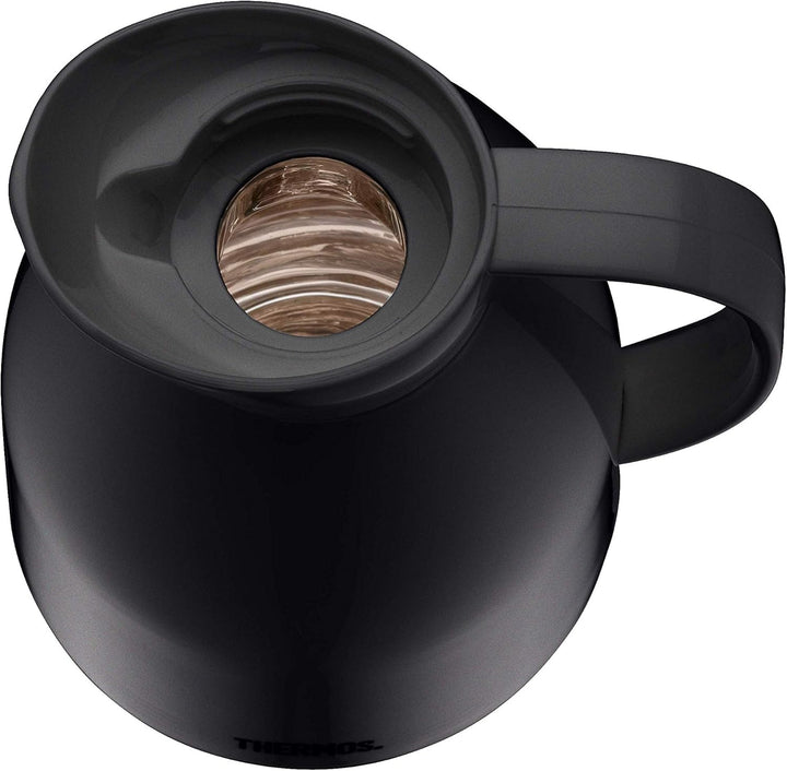 Thermos 4021.233.100 Isolierkanne Patio, 1 L, Kunststoff, schwarz 1000 ml Schwarz, 1000 ml Schwarz