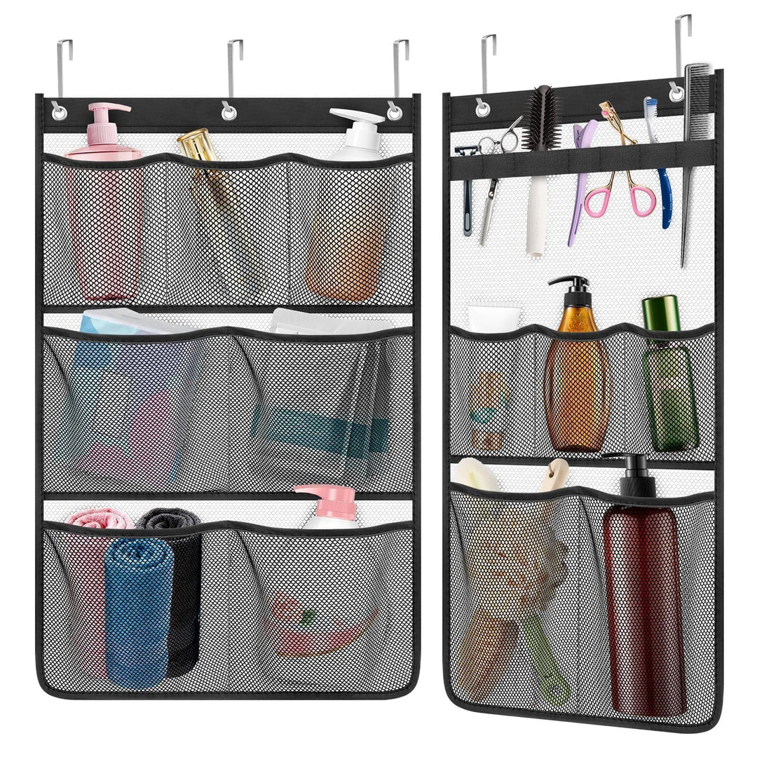 EEEKit Hängende Badezimmer Organizer, 2 Stück Dusche Organizer, Schnelltrocknende Türorganizer Hänge