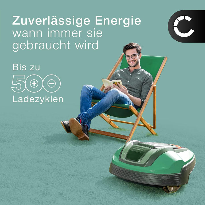 CELLONIC® 18V 3Ah Ersatz Akku kompatible mit Husqvarna Automower 210C, 220AC, 230 ACX, 260 ACX, G2,