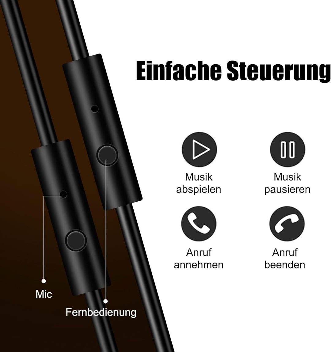 OneOdio Over Ear Kopfhörer Geschlossene Studiokopfhörer mit Kabel, Mikrofon,Share Port, Protein-Lede