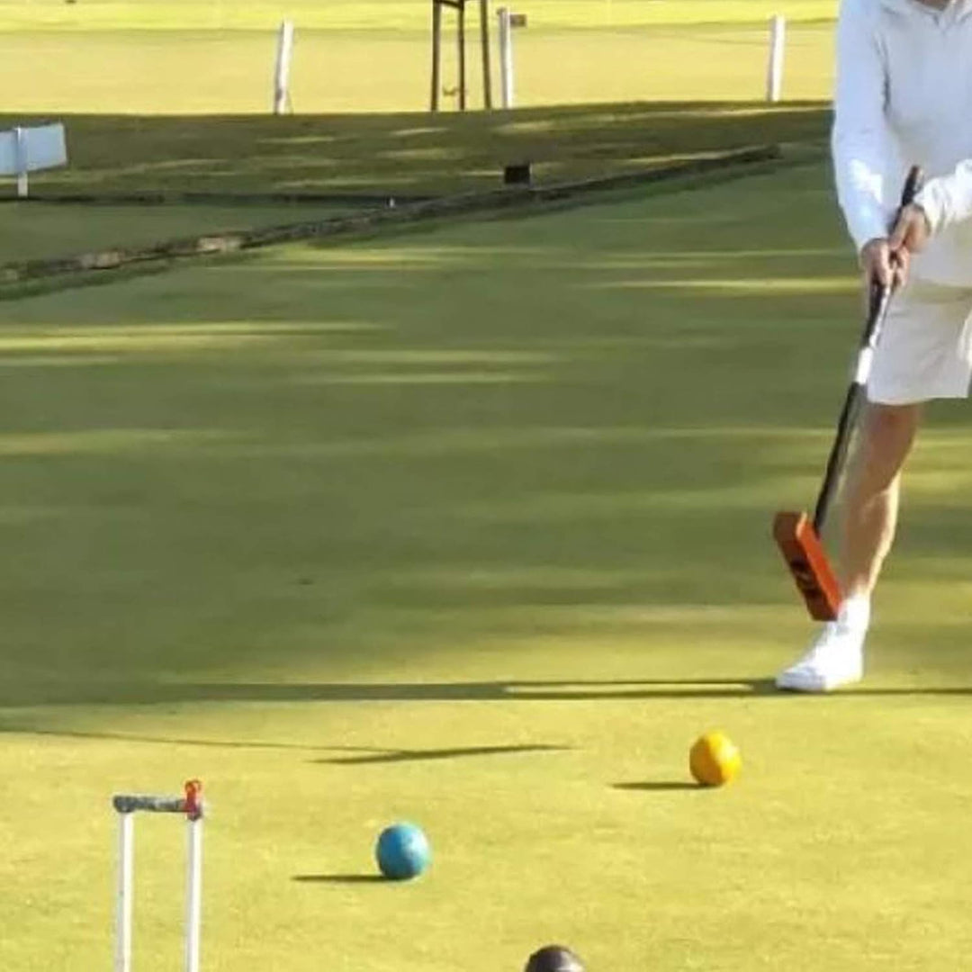 Krockettor Club, 16 mm - Croquet Tore aus Stahl - Designed in England - Offizielle Grosse - Mit Trag