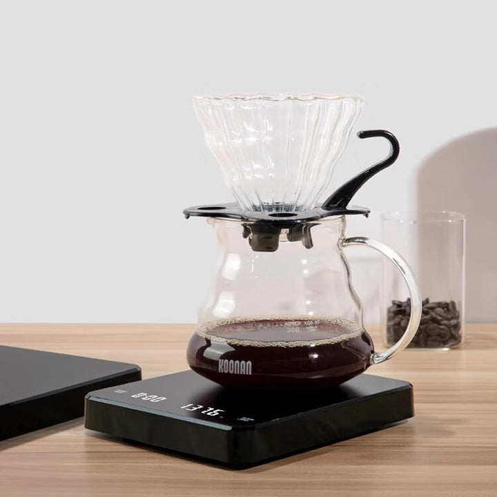 Wiederaufladbare Coffee Scale Espresso Waage Digitale Kaffeewaage mit Timer Multifunktionale Küchenw