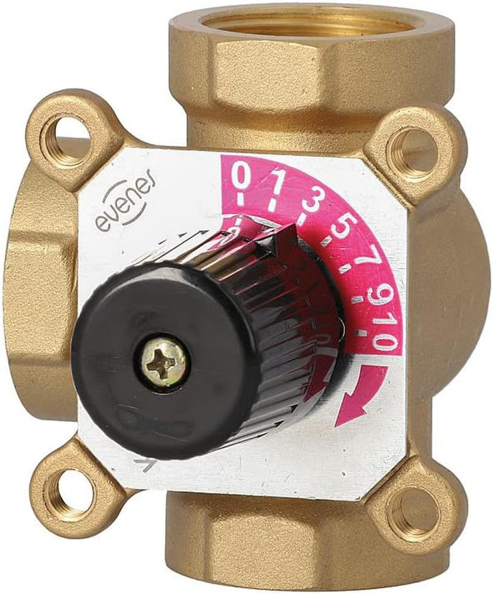 3-Wegemischer Typ 3l Easyflow IG DN15 1/2" IG KV2,8 Messing 3-Wege-Mischer