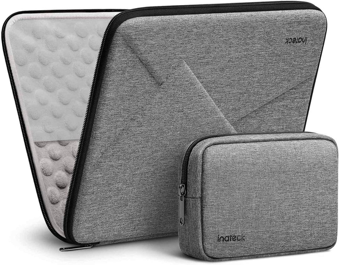 Inateck Superstarke Laptophülle Tasche Kompatibel mit MacBook Air 13 M2/M1 2022-2018, MacBook Pro 13