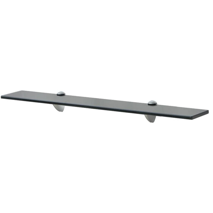 vidaXL Wand Regal Glasregal Glasboden Glasablage Badregal Schwarz 70x10 cm 8 mm 70 x 10 cm/1 Schwarz
