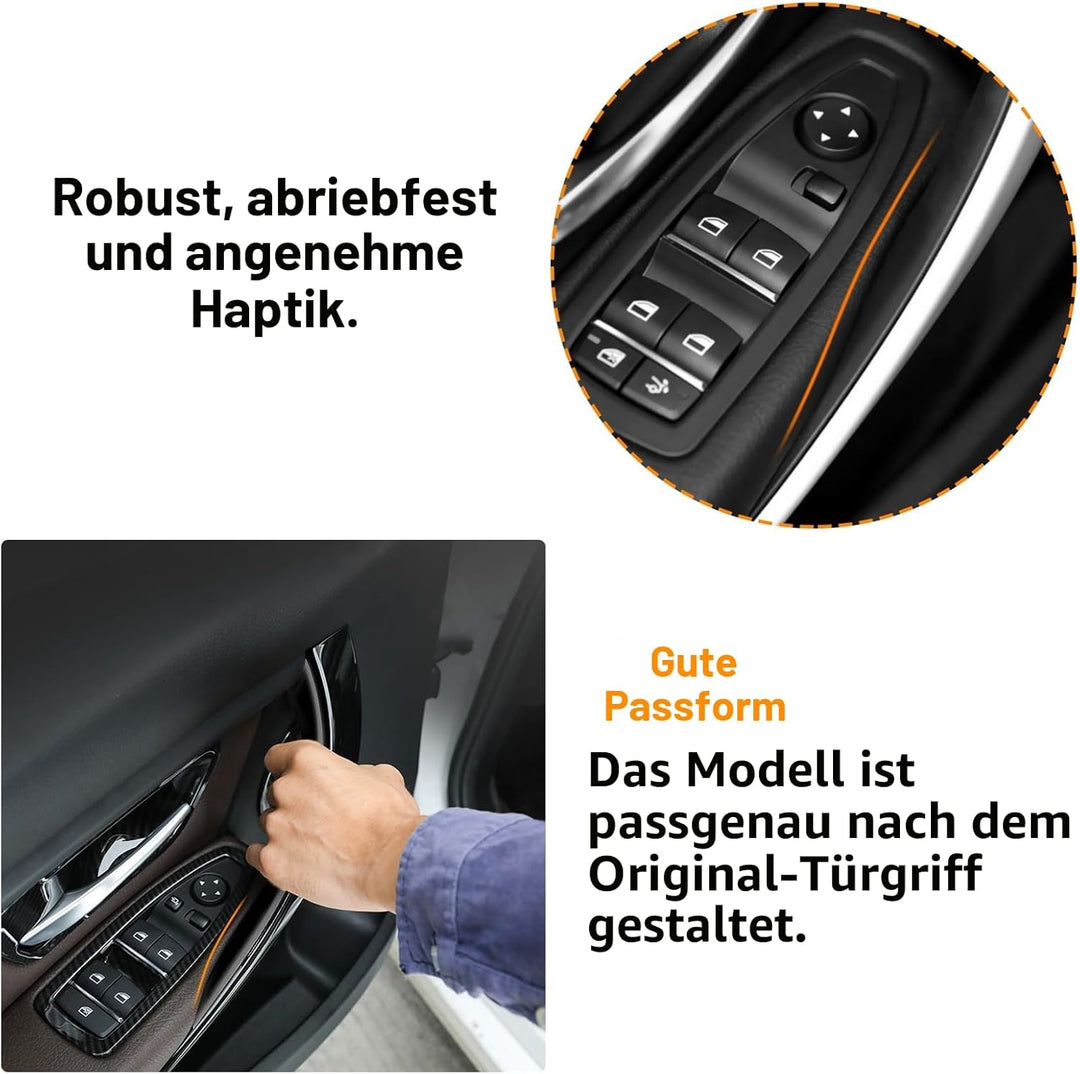 TTCR-II 2PCS Türgriff Innen Kompatibel mit Türgriffe BMW 3er 4er F30/F31/F34/F80 320i,328i,330i,335i