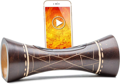 Mangobeat®: Natürliche und umweltfreundliche Lautsprecher aus Holz für Mobiltelefone (25 x 10 cm)
