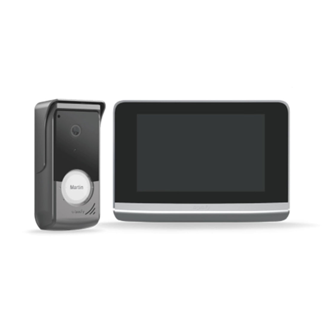 Somfy 1871265 - Video-Türsprechanlage V500 WLAN | vernetzte Gegensprechanlage | 7-Zoll-Touchscreen |