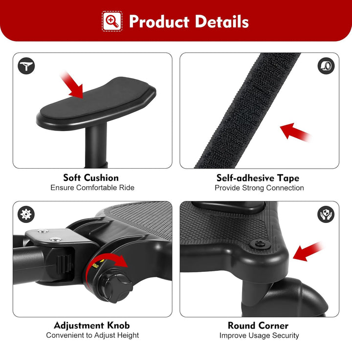 Universal Kinderwagen Skateboard Kinder Skateboard mit Sitz Strassen Skateboard Reise Kinderwagen Ro