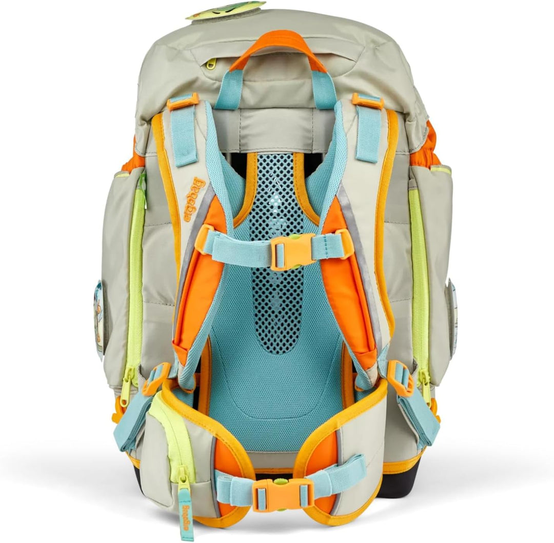 ergobag pack Set ergonomischer Schulrucksack, Schulranzen, Vorgänger-Kollektion, flexibel 6-teilig G