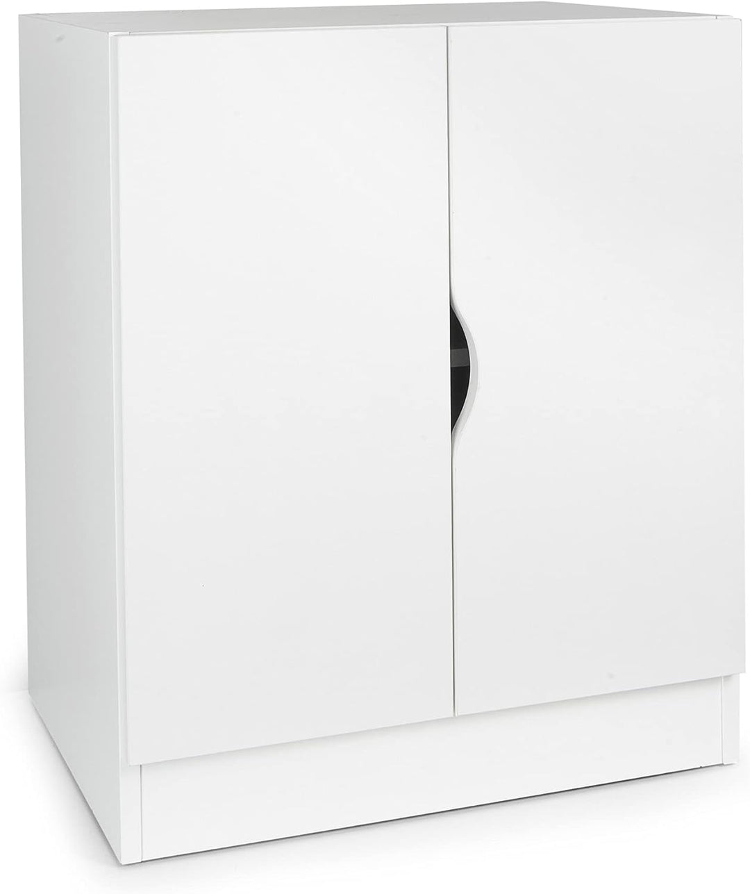Leomark Moderner weiss Schrank - Roma - Kinderzimmermöbel, Kleiderschränk, Kommode, höhenverstellbar