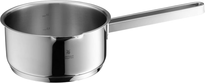 WMF Function 4 Advanced Topfset Induktion 5-teilig, Glasdeckel mit 4 Abgiessfunktionen, Cromargan Ed