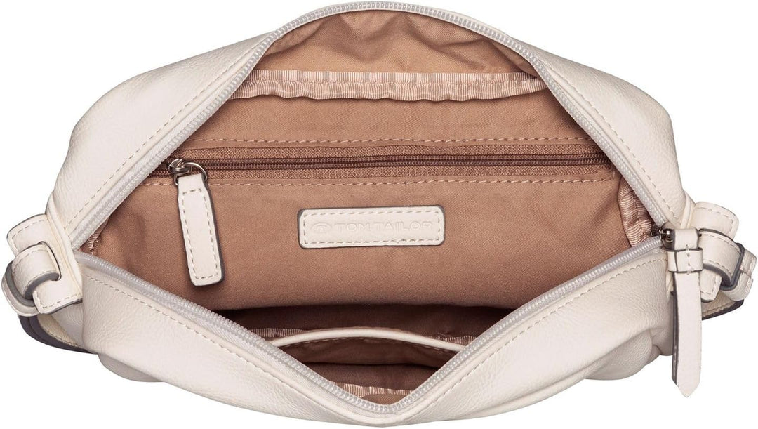 TOM TAILOR bags Rosabel Damen Umhängetasche Crossbody Weiss 20,5x8x13,5, Weiss 20,5x8x13,5