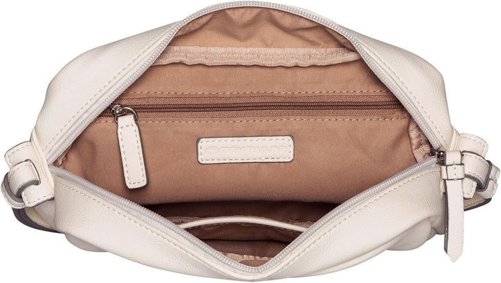TOM TAILOR bags Rosabel Damen Umhängetasche Crossbody Weiss 20,5x8x13,5, Weiss 20,5x8x13,5