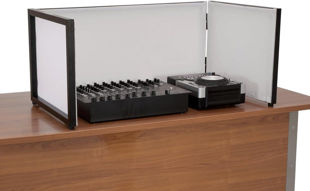 OMNITRONIC MD-2 DJ Booth Cover inkl. Tasche | Faltbarer Sichtschutz für DJ-Tische