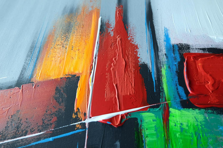 Monica Mirafiori I 100% HANDGEMALT I Gemälde Feeling 100x50cm | Gemälde Handgemalt | Acrylgemälde |