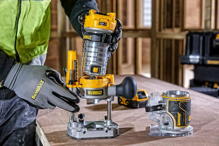 DEWALT DCW 604 P2 Akku Kombifräse 18V 55 mm + 2x Akku 5,0Ah + Ladegerät + TSTAK Single, Single