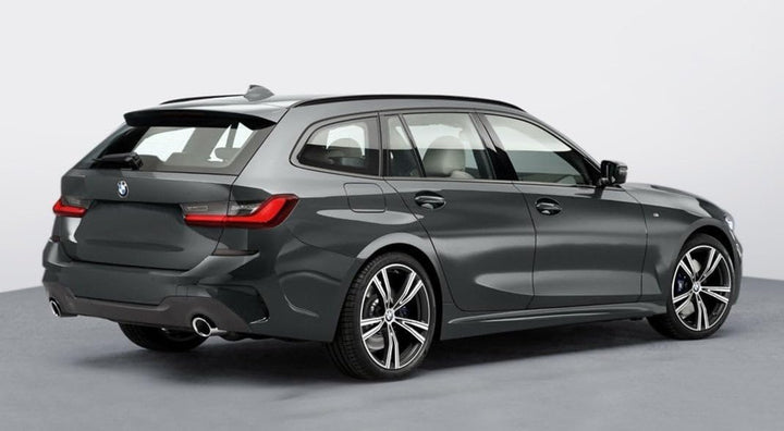 Avisa Edelstahl Heckstossstangenschutz kompatibel mit BMW 3er G21 Touring M-Paket 2018-2022 exkl. Sp