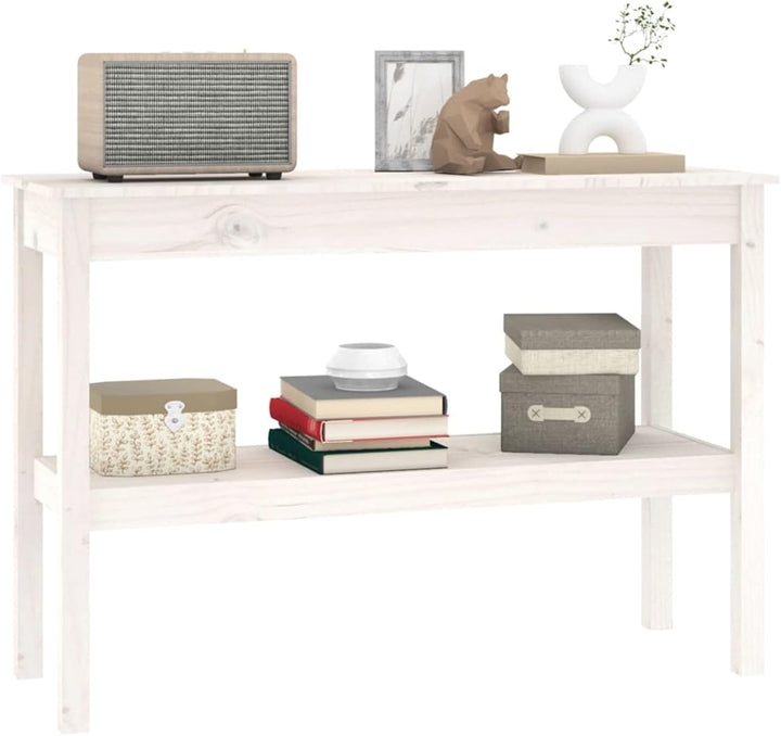 Tidyard Konsolentisch mit Regal Flurtisch Ablagetisch Flurkonsole Konsole Beistelltisch Telefontisch