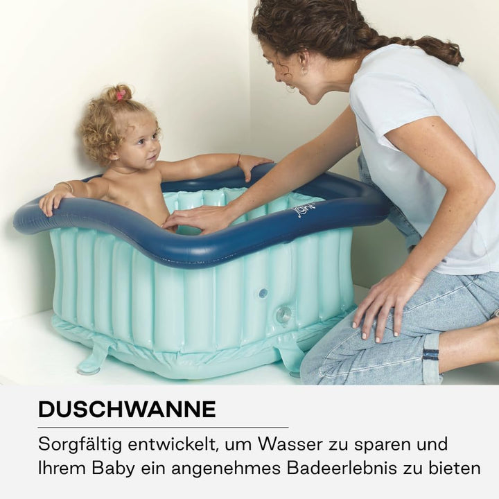 Jané Duschwannenverkleinerer, 60 x 60 cm, aufblasbar, 70 l, inklusive Aufblasvorrichtung, mit Saugnä