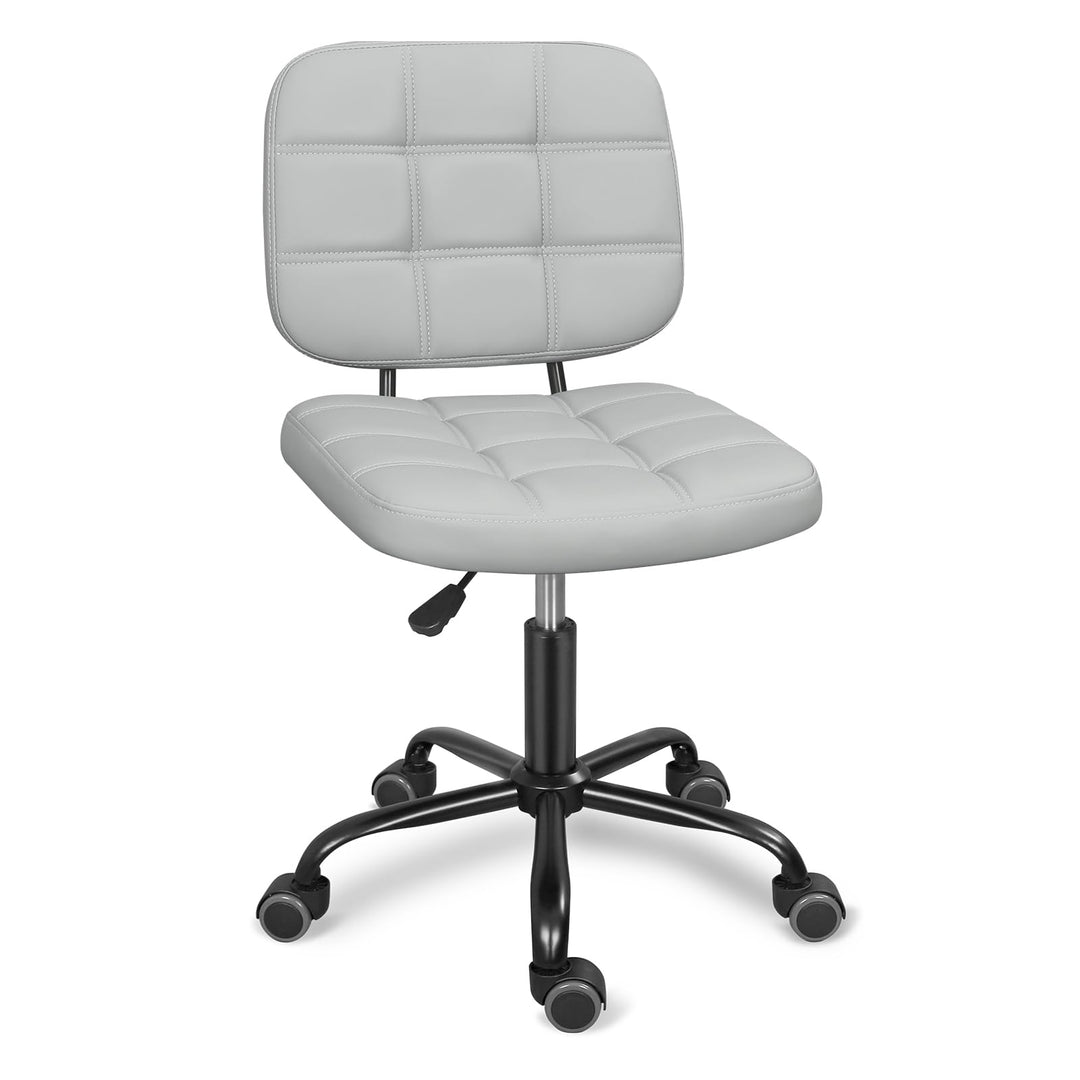 Leader Accessories Schreibtischstuhl höhenverstellbarer Bürostuhl ergonomischer Drehstuhl ohne Armle