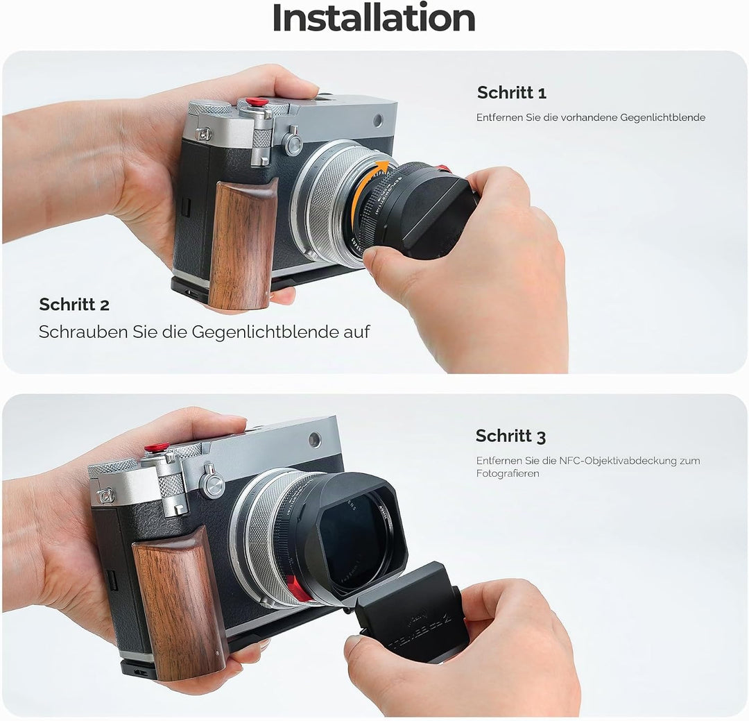 Freewell The Real Gegenlichtblende - Hybrid CPL/Mist Filter, Flipable, Touchless Filterbetrieb für F