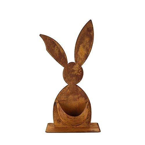 Pflanz-Hase 60cm Metall Rost Gartendeko Edelrost Gross