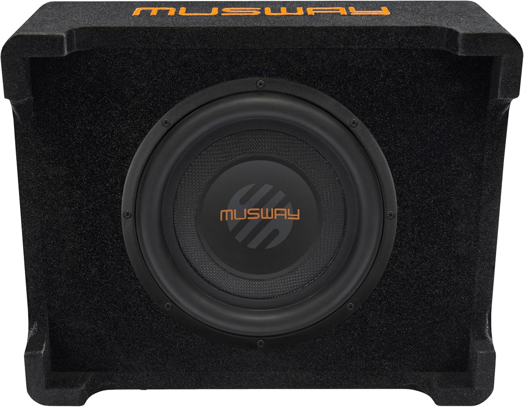 Musway MF110A - AKTIVES SUBWOOFER-System IN FLACH-BAUWEISE (DOWNFIRE) MIT 25 cm (10“) SUBWOOFER