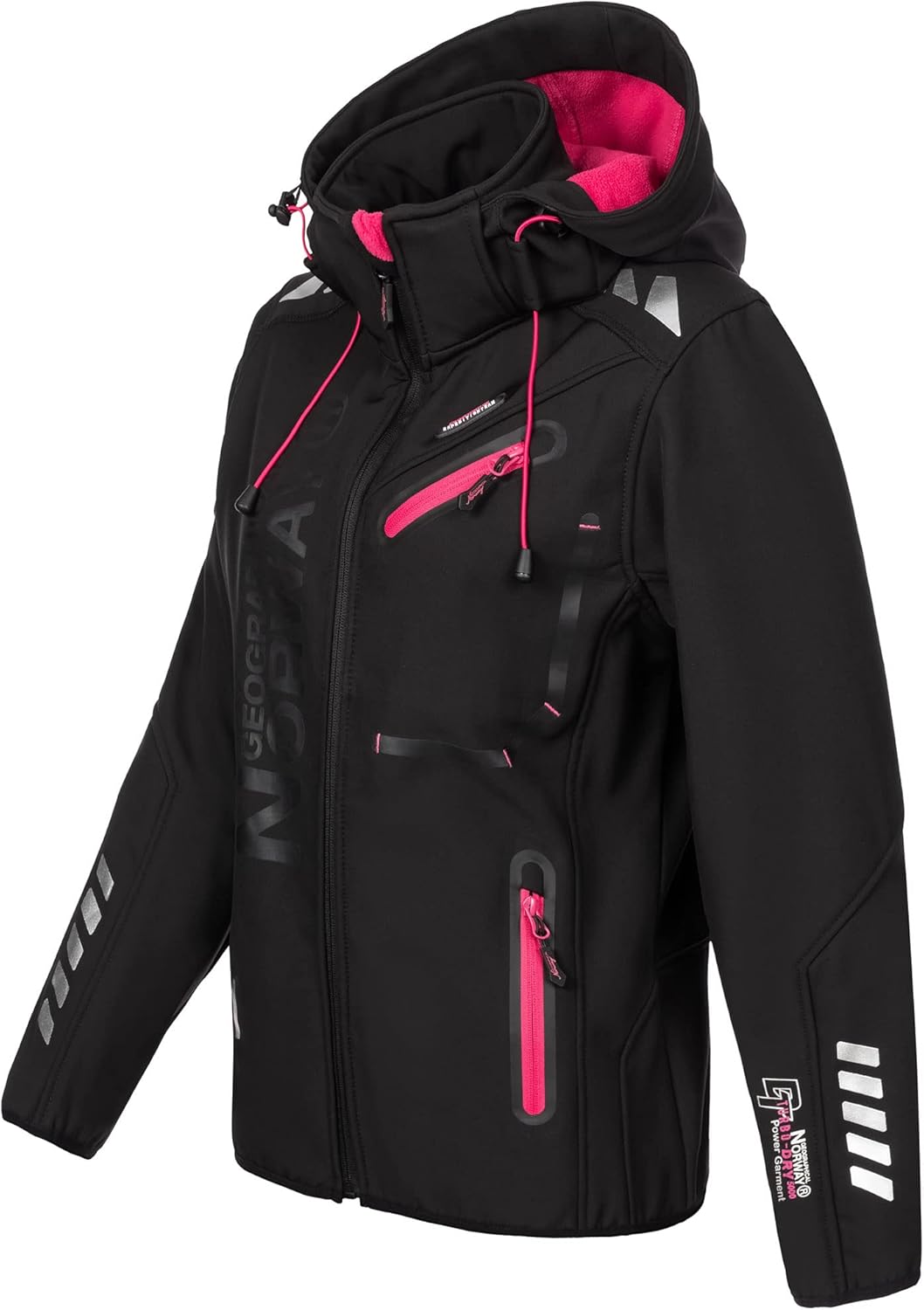 Geographical Norway Damen Softshell Funktions Outdoor Regen Jacke IMS Edition Sport wasserabweisend