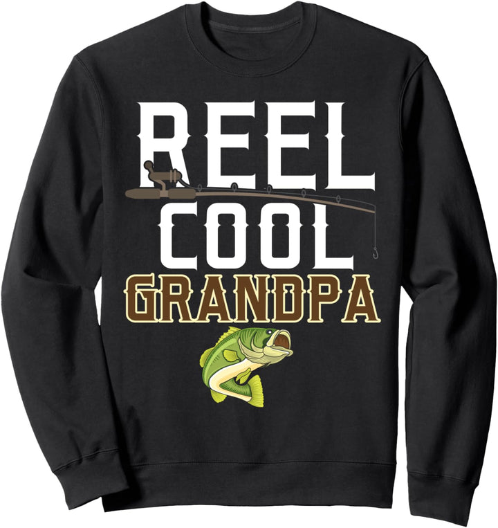 Lustige Angelrolle Zitat Opa Vater Pop Fisherman's Rod Sweatshirt