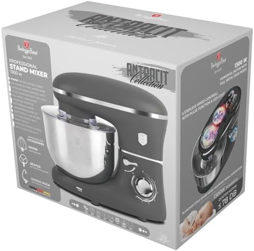 BERLINGER HAUS Küchenmaschine 1300 W Antracit Line