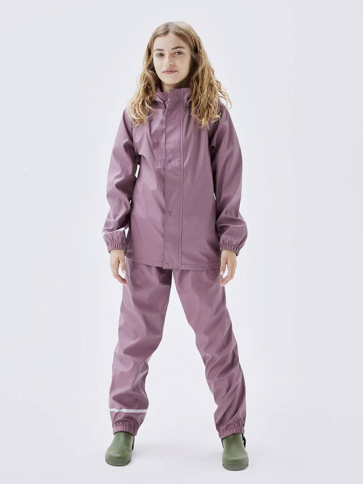 NAME IT Child Regenkleidung Unisex 98 Wistful Mauve, 98 Wistful Mauve