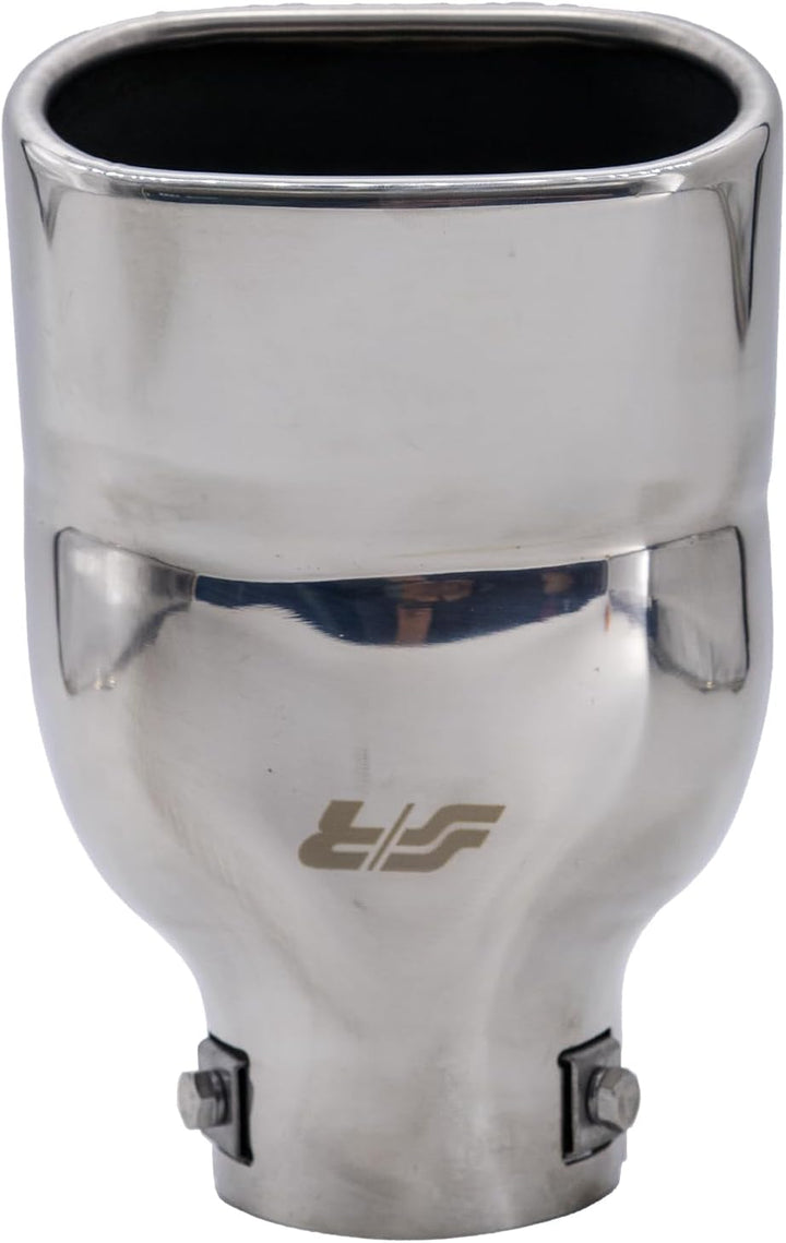 Simoni Racing TRX/62 Exhaust Tip Rectangular, INOX