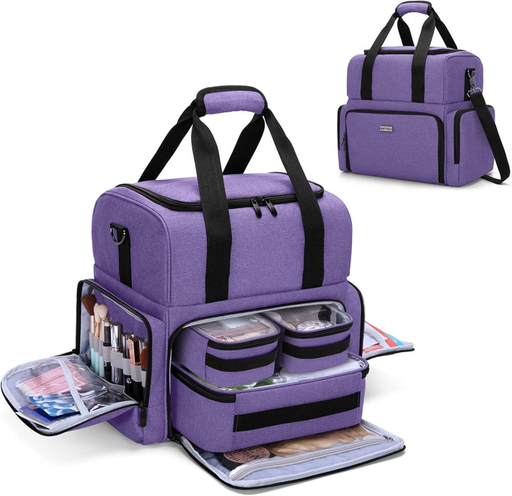 BAFASO Kosmetik Organizer Tasche, Make Up Tasche für Damen, Kulturtasche mit Grosser Kapazität, Kosm