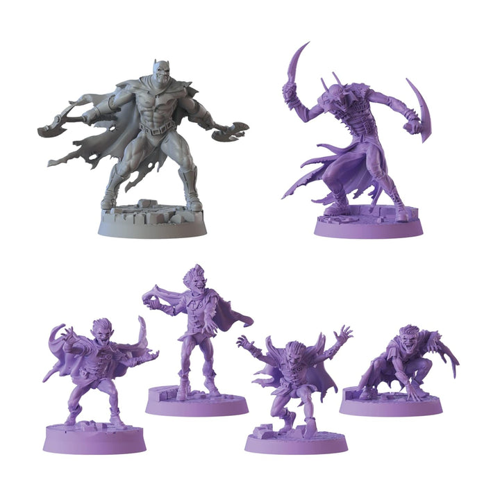 CMON, Zombicide 2. Edition – Batman Dark Nights Metal Pack 1, Miniaturen-Erweiterung, Kennerspiel, D