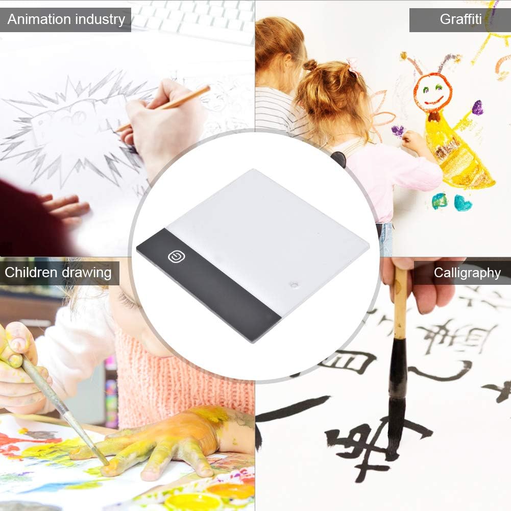 Cikonielf Handzeichnung LED Handzeichnung LED-Platine Tragbares Positionierungsloch USB Flip Book Ki