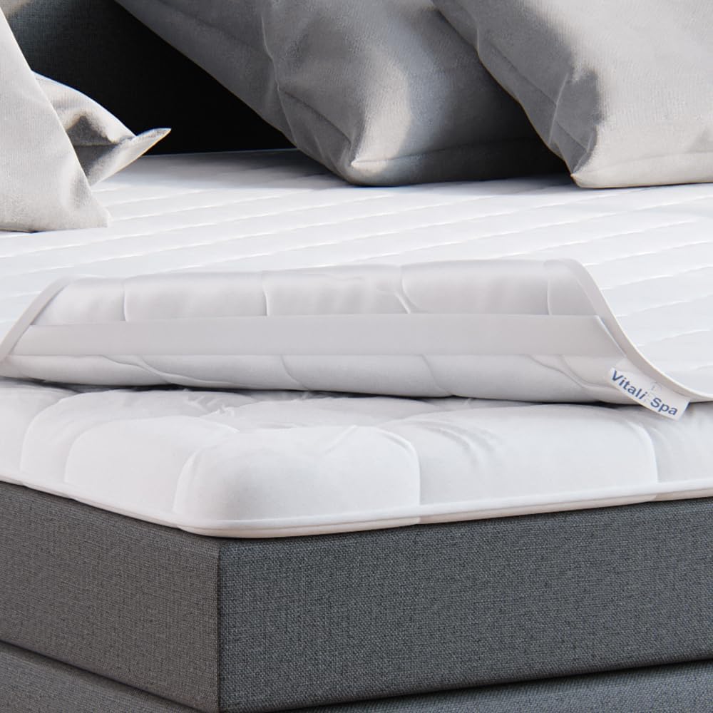 Vitalispa Matratzenschoner, Weiss, 180 x 200 cm Versteppung, 180 x 200 cm