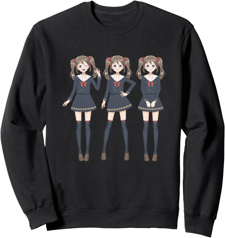Kawaii Japanese manga otaku anime girls Sweatshirt
