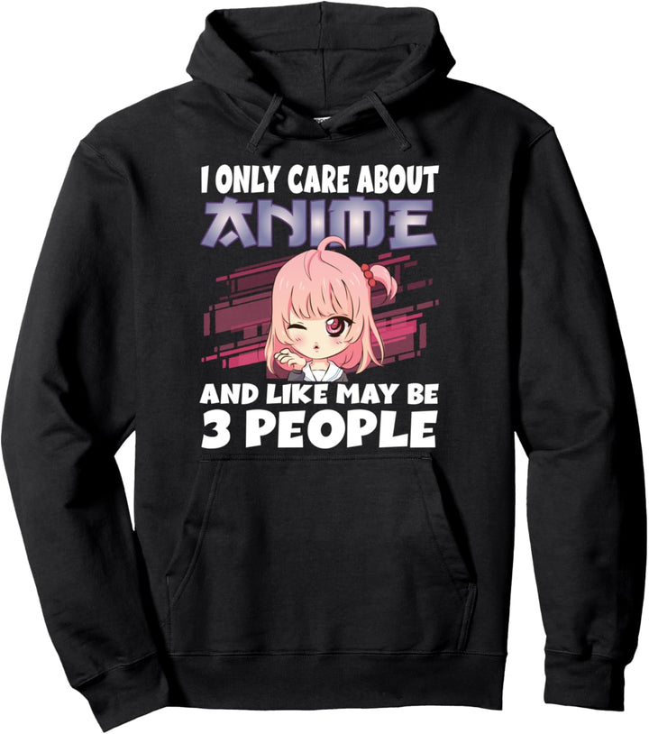 Lustiges Anime Merch Japanese Anime Girl Graphic Manga Pullover Hoodie