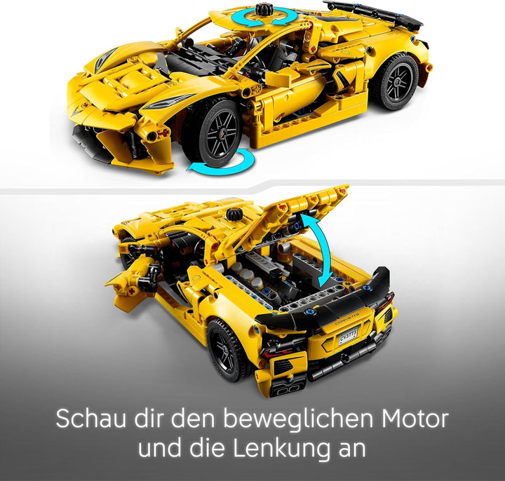LEGO Technic Chevrolet Corvette Stingray - Bauspielzeug zum Sammeln - Spielzeug Sportwagen - Modell