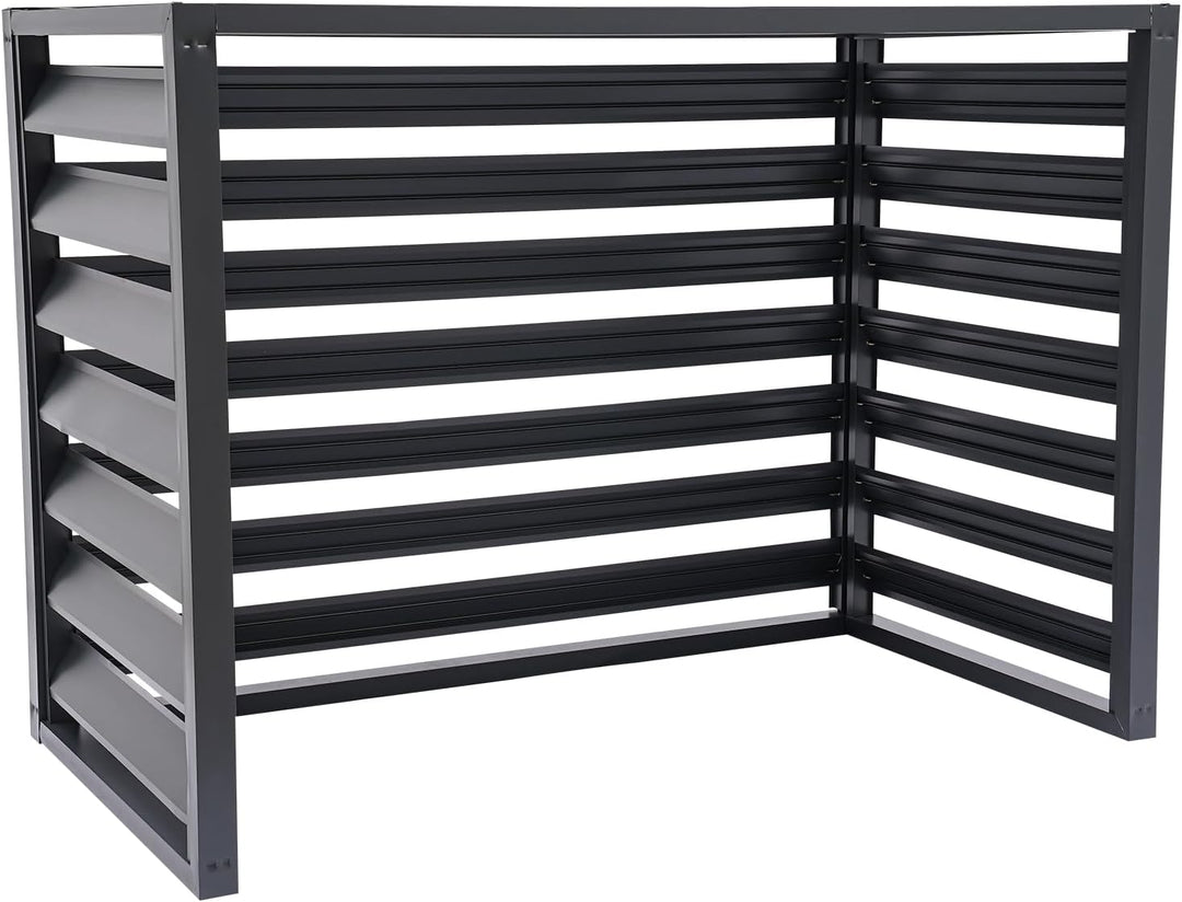 Abdeckung für Klimaanlage aus Aluminium‑Verbund Klimaanlage Zaun Bildschirm Schutzabdeckung für Auss