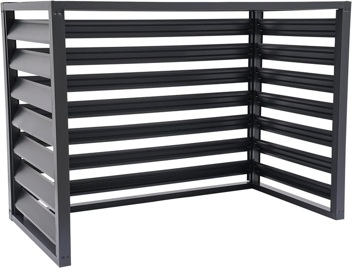 Abdeckung für Klimaanlage aus Aluminium‑Verbund Klimaanlage Zaun Bildschirm Schutzabdeckung für Auss