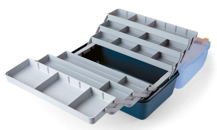 Lineaeffe Koffer Tasche Box mit 6 Tabletts 6 Ebenen Carpfishing Angeln