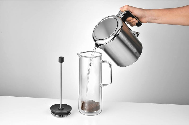 WMF Coffee Time Coffeepress doppelwandig 0,75l, French Press, Kaffeebereiter für 6 Tassen, Glas,