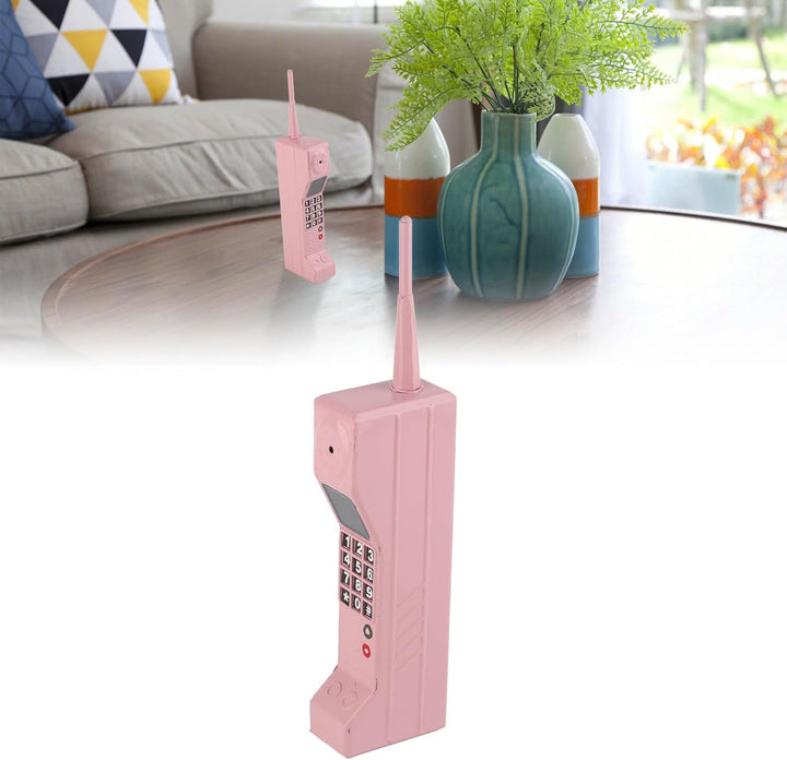 Fockety Retro-Handy, 80er 90er Altmodisches Tragbares Backstein-Ornament, Simulation, Fotografische