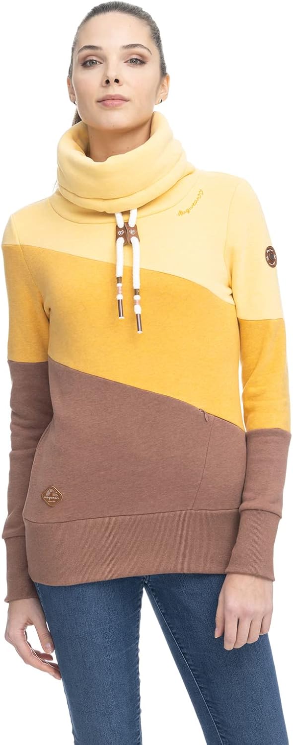 Ragwear Damen Sweatshirt Rumika Papaya 2221_6045 XS, Papaya 2221_6045 XS