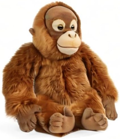 Living Nature Stofftier - Affe, Orang-Utan (30cm), Orang-Utan