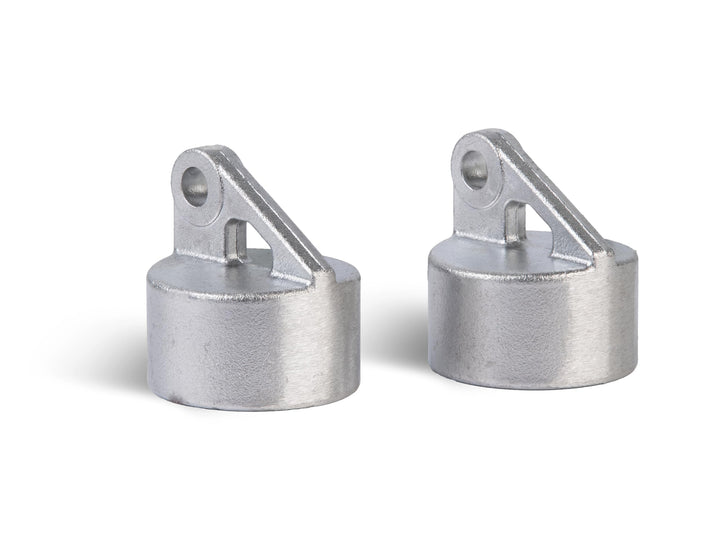Alberts 663599 Strebenkappe | Aluminium | für Rohr-Ø 48 mm | 2er Set