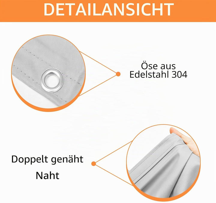 Einziehbare Welle Sonnensegel,Verstellbar Schattenabdeckung 0.8x3.5m,Nach Mass Wellenmarkise Verstel