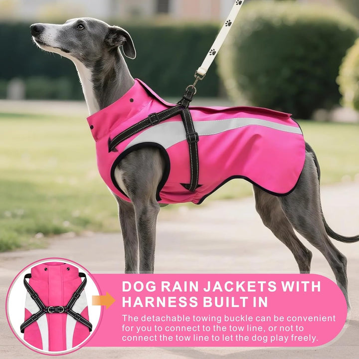 Hund Regenmantel wasserdichte Regenmäntel für Hunde Regenjacken mit Kapuze Haustier Regen Poncho Man